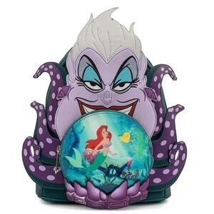 Loungefly Disney Villains Scene Ursula Crystal Ball‎ Mini Backpack